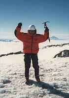Client Jack Climbing Mt. Rainier